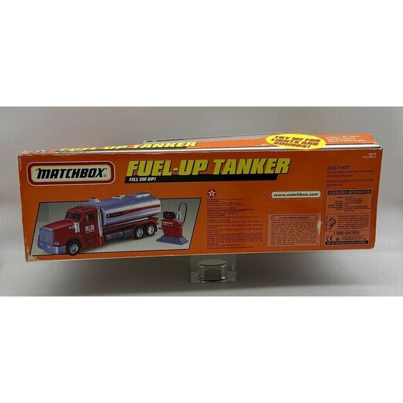 Vintage‎ 2000 Mattel Matchbox Texaco Oil Fuel Up Tanker Truck Original Packaging - Picture 3 of 3